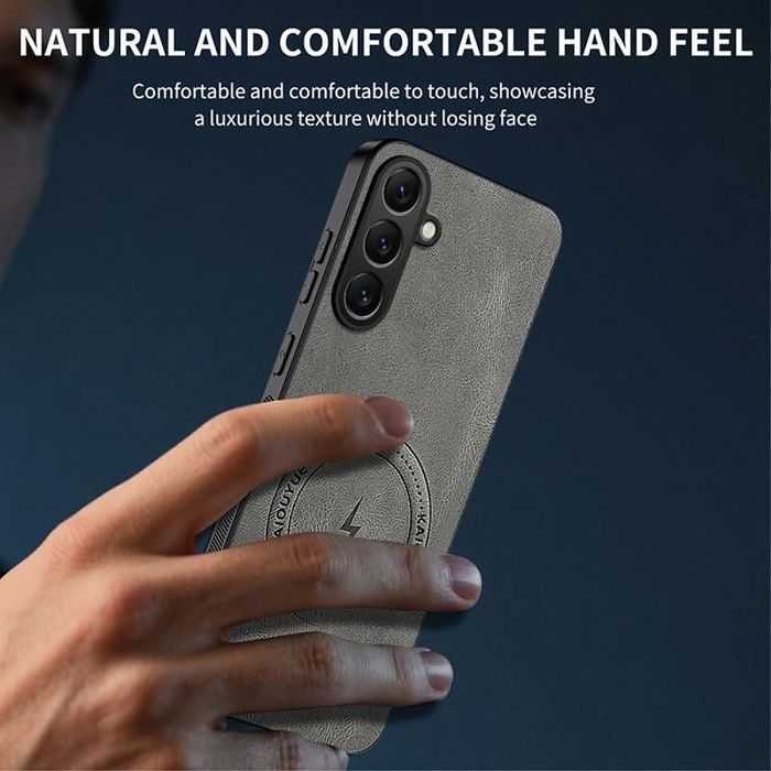 Стилен magsafe кейс за samsung galaxy s26+ plus - черен - със защита н