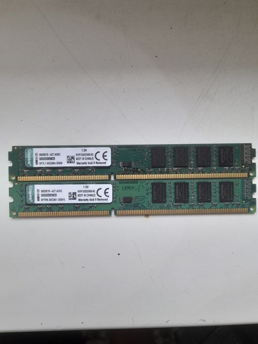 Kingston DDR3 8GB (2×4GB) 1333MHz KVR1333D3N9/4G