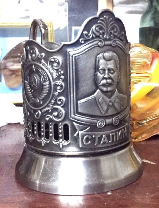 Подстаканник Герб СССР плюс стакан и ложечка посеребряная: 25 000 тг ...