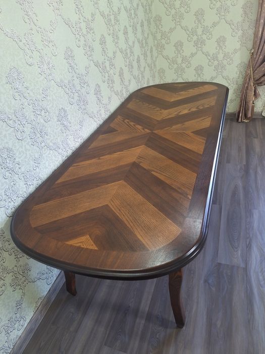 СТОЛ НА 14 ПЕРСОН!!! 3 метра чистое дерево!