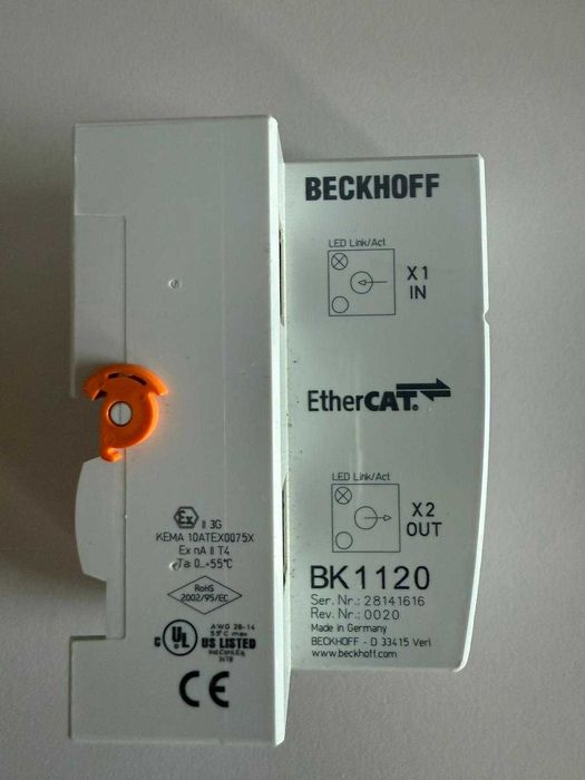 BK1120 | Conector de bus EtherCAT pentru terminali de bus standard