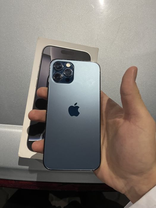 iphone 12 pro синего цвета