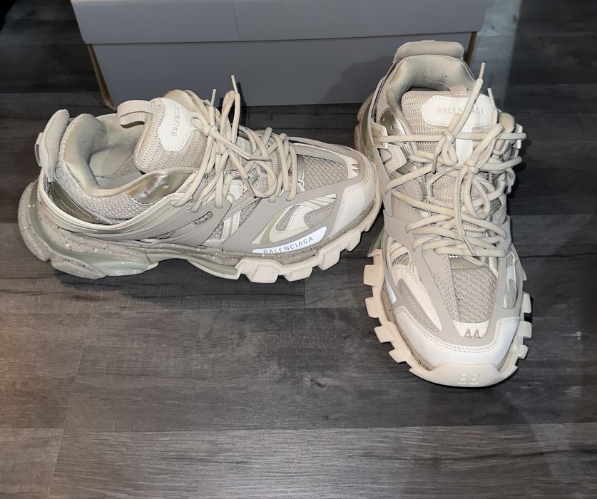 balenciaga track beige