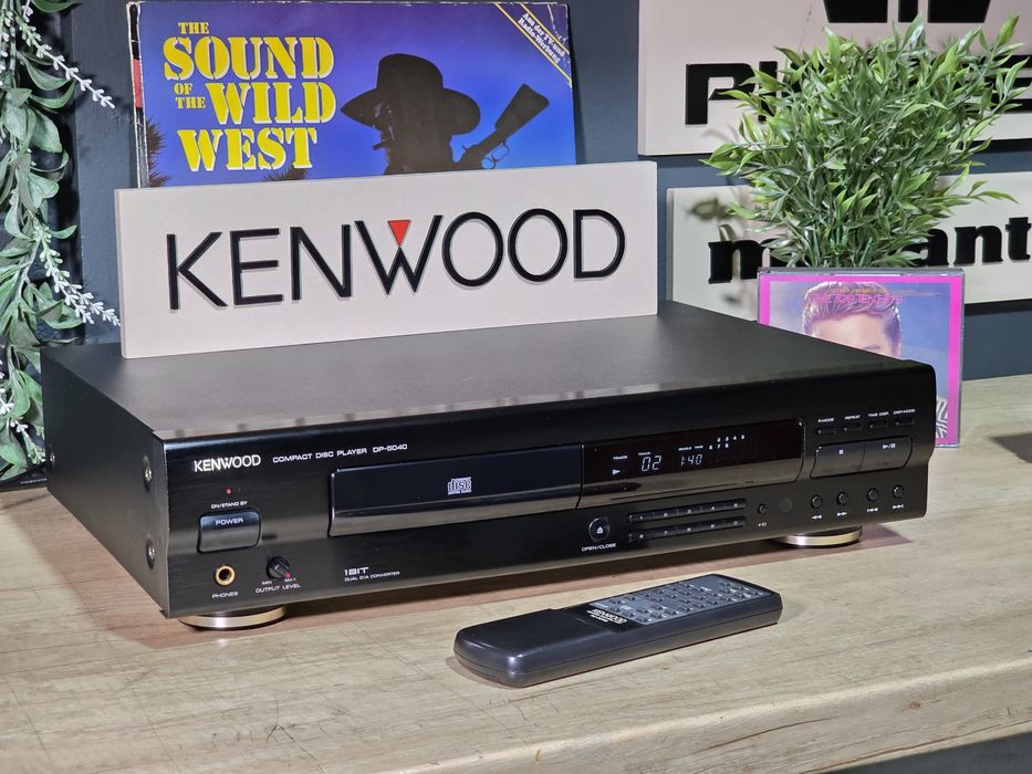 Cd player KENWOOD DP-5040, Telecomandă,  made in Japan, hifi stereo