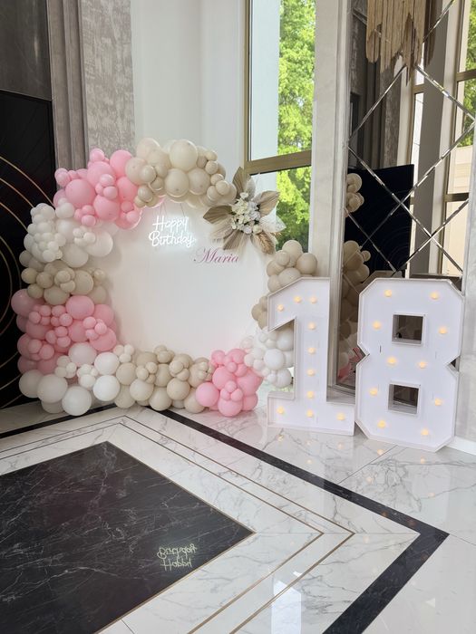 Arcada baloane /decor nunta/botez