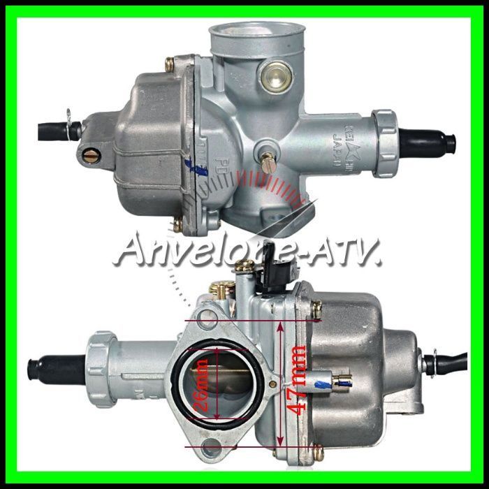 Carburator ATV 125 150 PZ26 26MM PZ27 cu prindere 48MM - Soc Manual