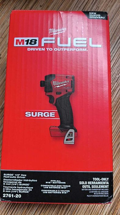 Импульсный винтоверт Milwaukee 2761-20 SURGE™ 1/4″