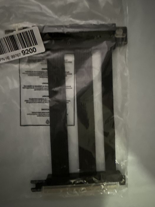 Cablu 15/20cm PCIe 5.0 X16 GPU Riser placa video,unghi 90 grade RX RTX
