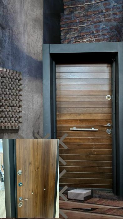 Входна врата за външни условия-Old cedar