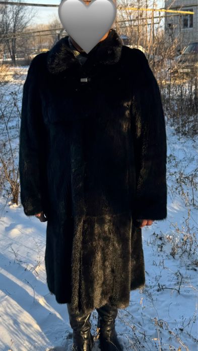 Норка шуба натуральный
