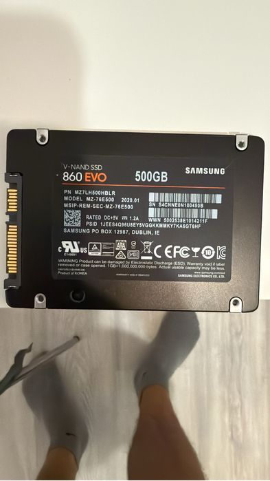 SSD Samsung 860 evo 500gb