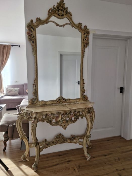 Consola cu oglinda venetiana pt recondiționare