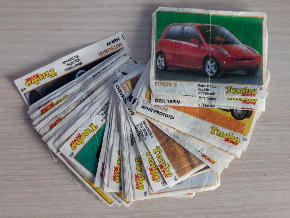 Картинки от дъвки Турбо и много други цели серии