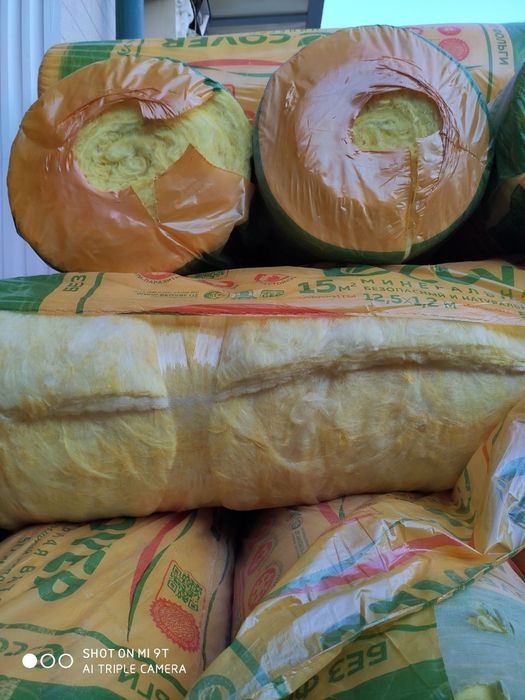 Минеральная вата KNAUF. Минвата KNAUF, ECOVER. Стекловата. Оптом склад