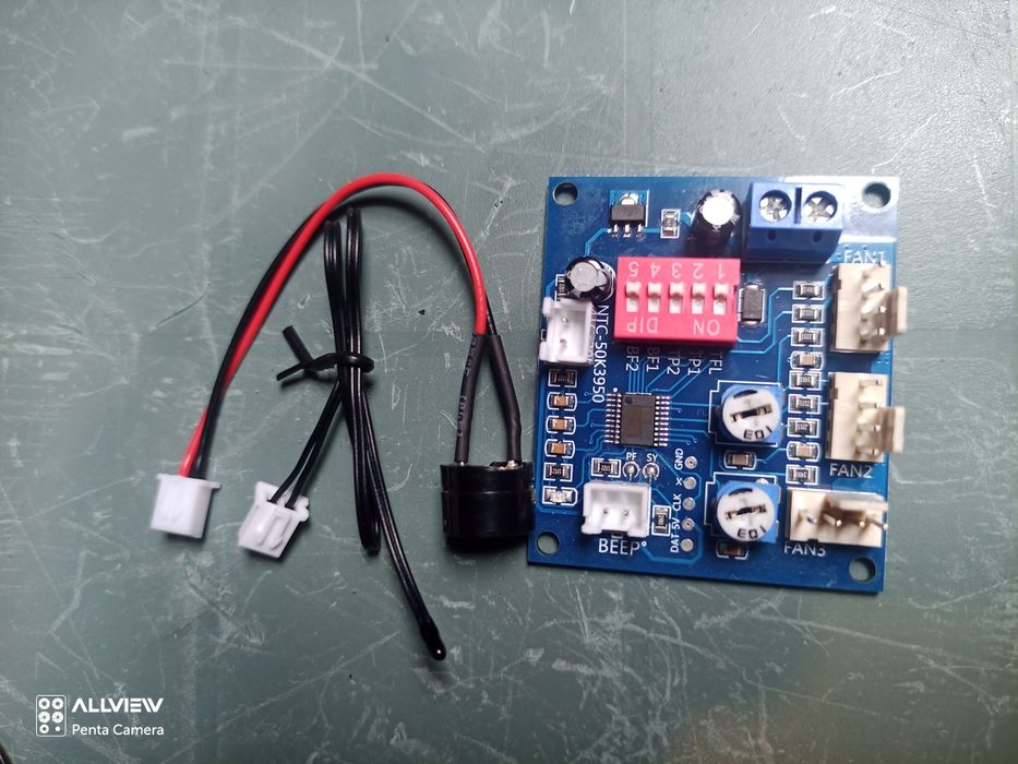 Modul temperatura și control ventilatoare