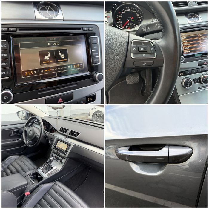 Volkswagen Passat CC 177 CP Panorama Piele Distronic Camera Memorii Automat RATE