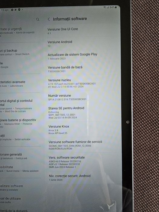 Samsung Galaxy Tab A7 – nouă, nefolosită, slot SIM + cutie originală