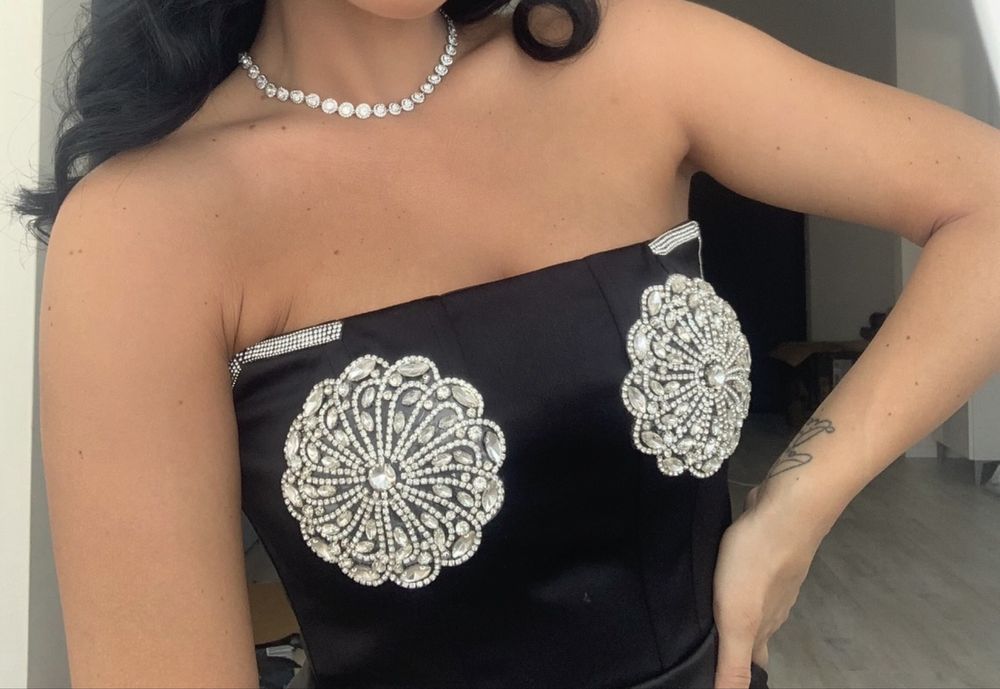 Corset elegant cu pietre