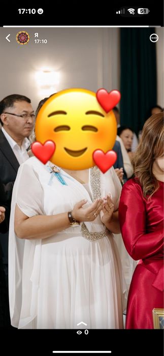 Женское платье белое