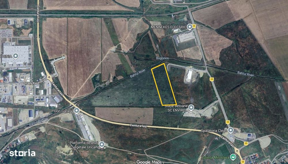 Teren Intravilan Parc Industrial Miroslava - Comision 0%