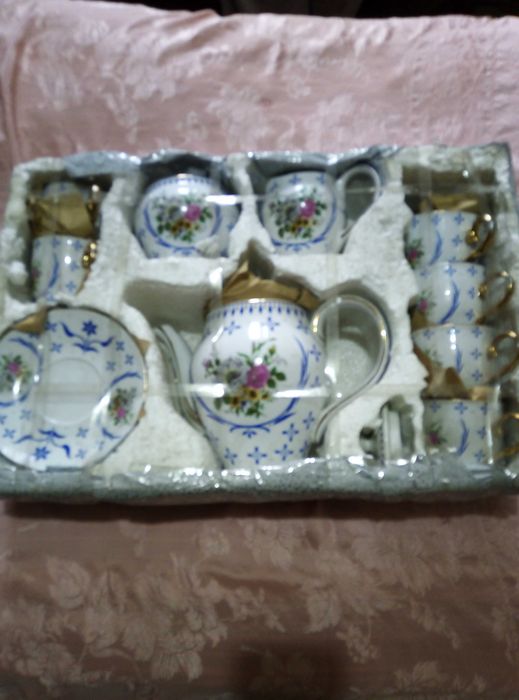 Новый в коробке Кофейно-чайный набор 15 предметов