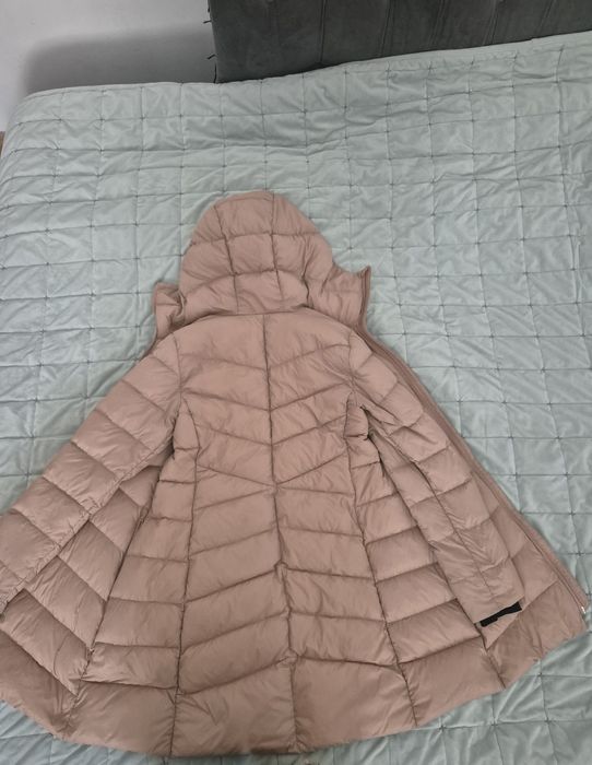 Geacă lungă de damă Adidas, mărimea S – puf de gâscă, super călduroasă