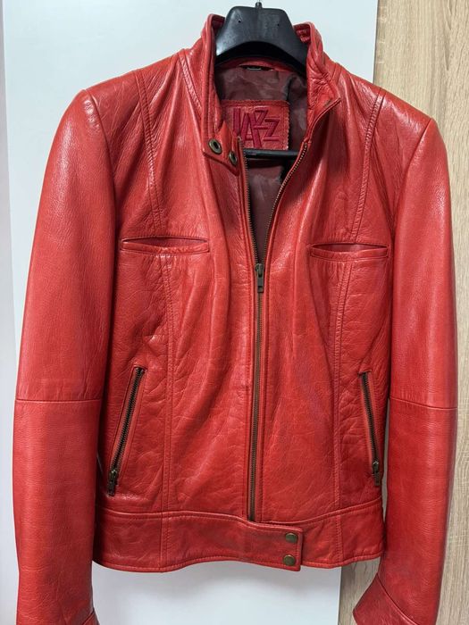 Дамско кожено яке естествена телешка кожа