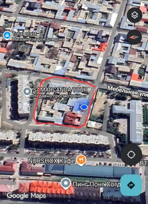 Курувчи Фирмаларга Таклик 9 та ховли ери жойи сотилади