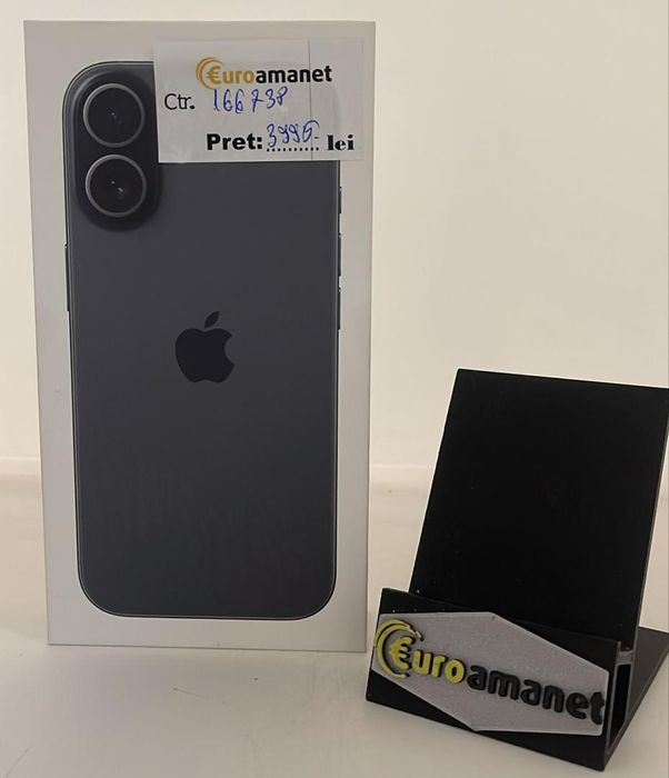 Telefon mobil Apple iPhone 17, 256GB, 5G, Black  Sigilat -A-