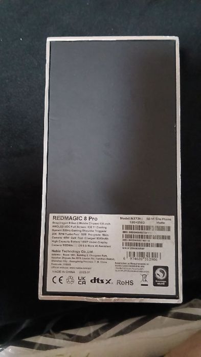 REDMAGIC 8 PRO  гарантирован в пабг 120 Fps  стабильно куллер ест