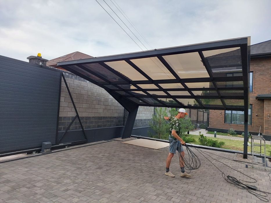 Навесы входные группы