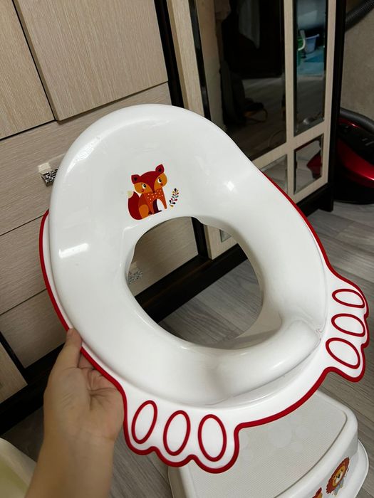 Накладка на унитаз и подставка