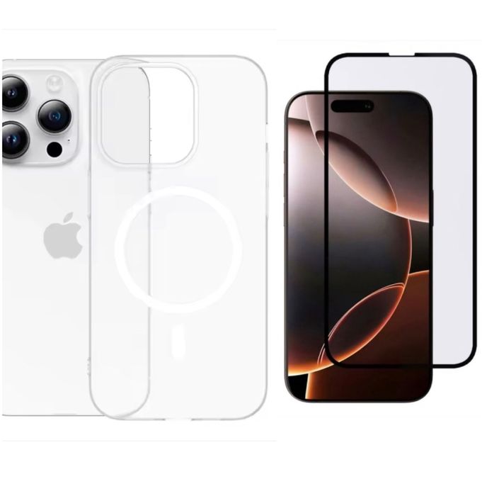 Iphone 13/14/15/16/PRO/MAX Husa Hard Slim + Folie Sticla Full Space