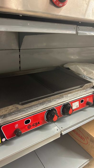 Грил ГАЗ 700x400x200 Гладка и оребрена плоча