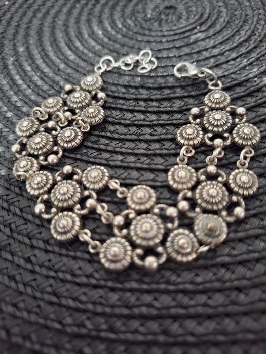 Bratara filigran alpaca 2.7 cm latime si 22 cm lungime