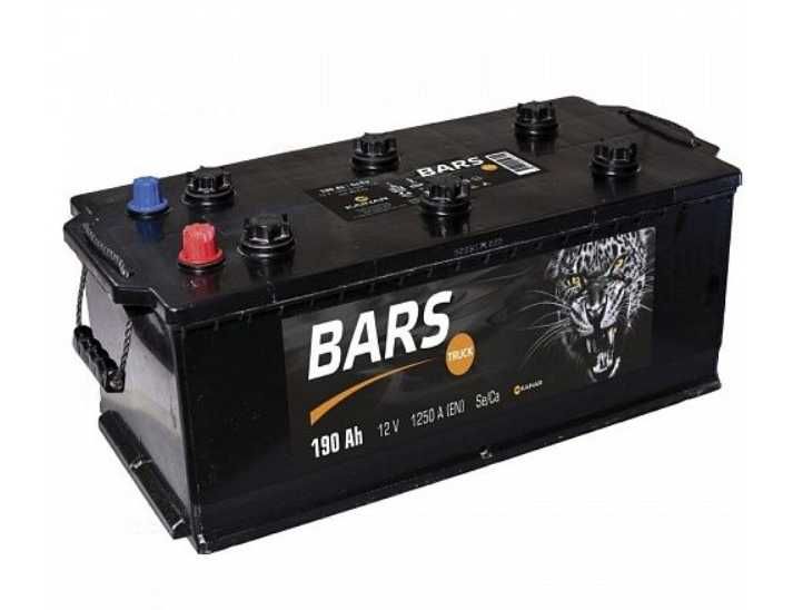 Аккумулятор 190Ah BARS 1250a (Болт/Конус)