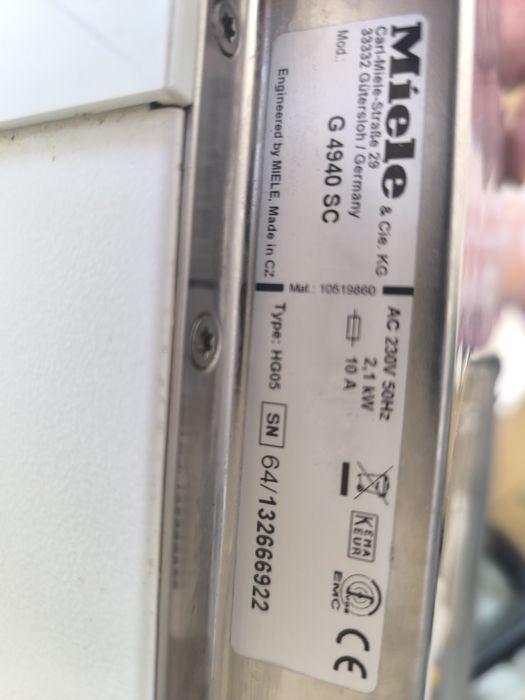 Съдомиялна Miele G 4940 SC - Свободностояща.