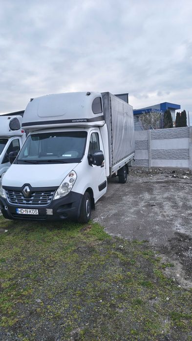 Renault Master 3.5T Prelată – Cabină dormit – Flotă proprie – Gata de muncă