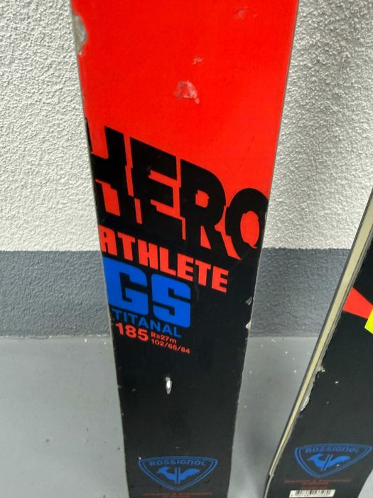 schi rossignol hero athlete gs titanal L185cm