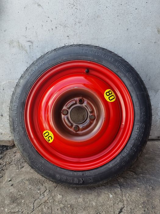 Roata rezerva Slim R15 4x108 originala Ford ET 40 T125/70/R15