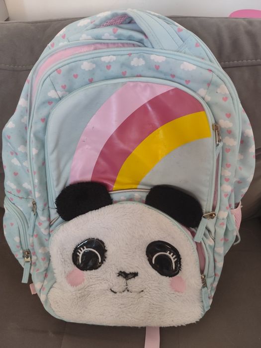 Комплект ученически раници и аксесоари Happy Panda на Плесио
