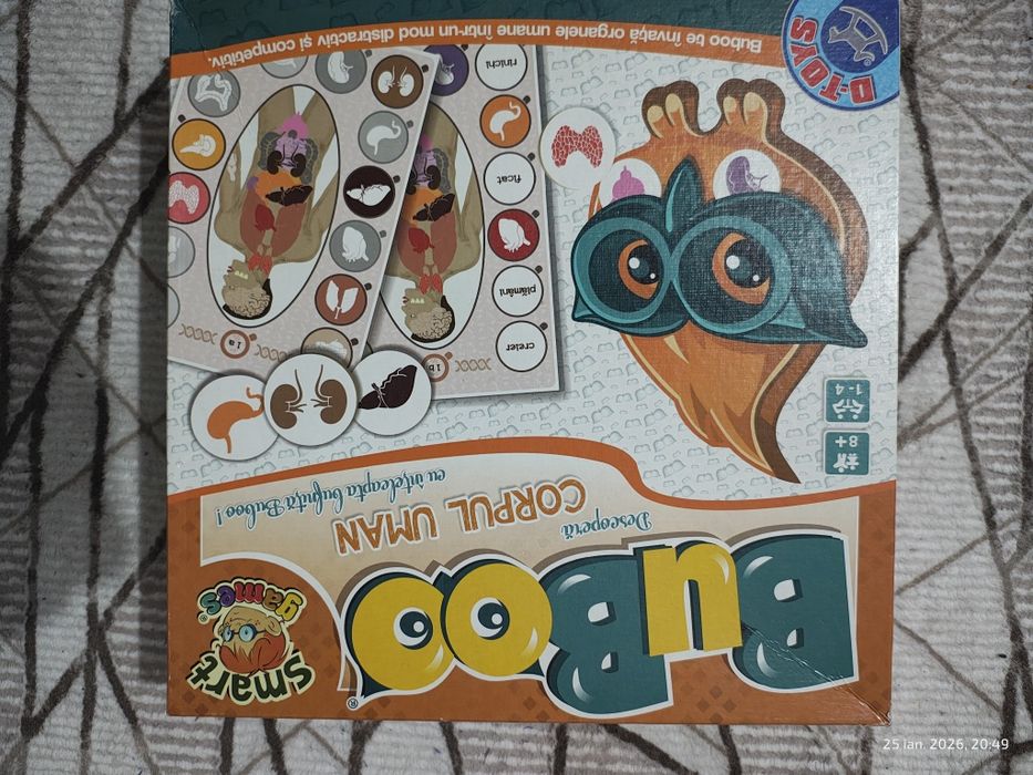 Joc: BuBoo- Descoperă corpul uman cu înțeleapta bufniță BuBoo!