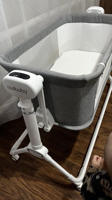 Детская приставная кроватка-люлька