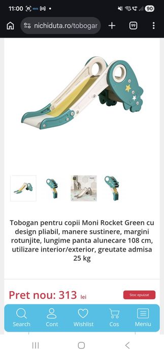 Tobogan copii 3-6 ani