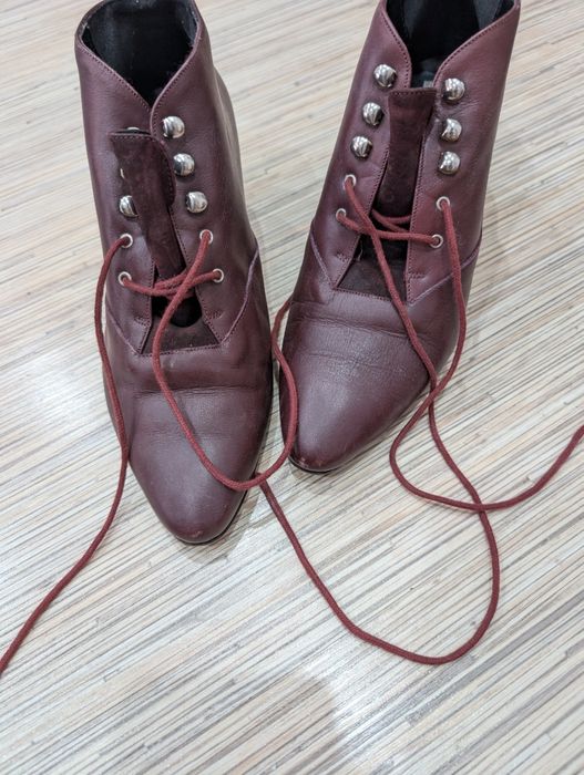 Ghete piele naturala marime 36