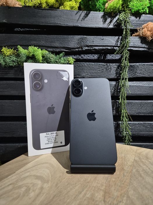 iPhone 16 Plus 512gb Black Neverlocked Bat 91%/Fact+Garantie
