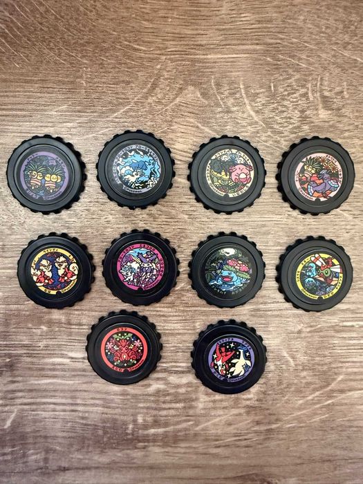 Покемон капачки Pokémon Tazos (Pogs)