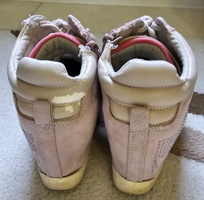 Дамски обувки на скрита платформа, 42 размер