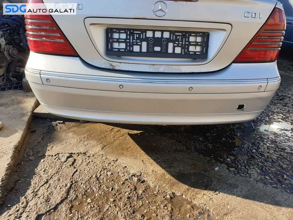 Bara Spoiler Spate cu Locas Senzori Parcare Mercedes W203 Clasa C Class Berlina Sedan 2000 - 2007 Culoare 744