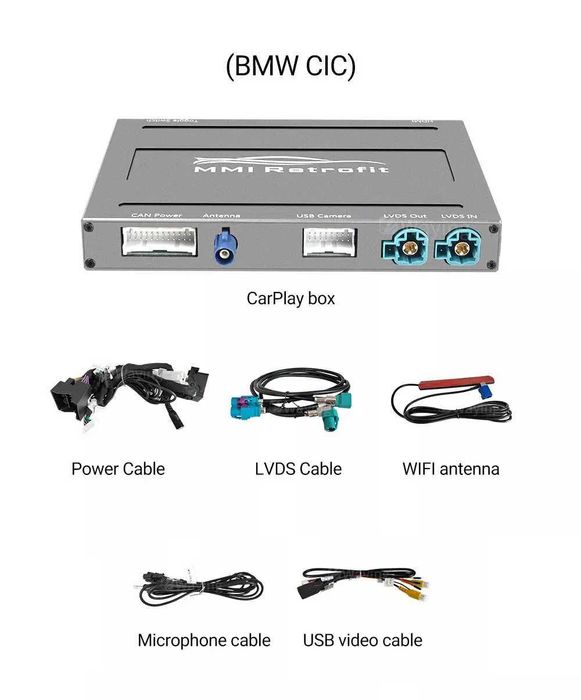 BMW CIC SYSTEM Безжичен Apple Carplay Android Auto MMI BOX